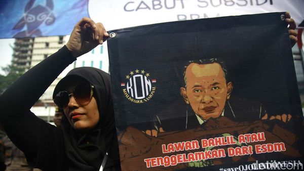 Driver Ojek Online Geruduk Kantor Menteri Bahlil
