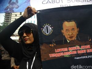 Driver Ojek Online Geruduk Kantor Menteri Bahlil