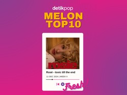 3 Lagu Album rosie Rose BLACKPINK Mendarat di Chart Melon