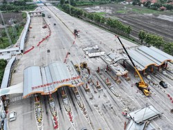 Jelang Libur Nataru Gerbang Tol Palimanan Dibongkar