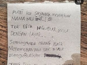 Teganya Ibu Buang Bayi di Bawah Pohon-Tinggalkan Surat Bertulis Maaf Teganya Ibu Buang Bayi di Bawah Pohon-Tinggalkan Surat Bertulis Maaf