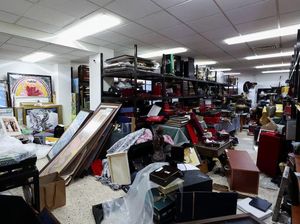 Jeroan Istana Presiden Suriah yang Porak Poranda