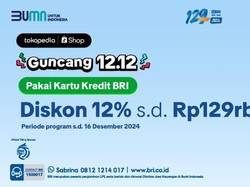 Jangan Lewatkan Mega Sale 12.12 BRI x Tokopedia! Ada Promo-Diskon Menarik