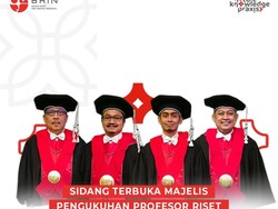 Empat Profesor Riset BRIN Dikukuhkan, Ini Bidang dan Prestasi Mereka