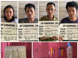 Oknum Kades di Lahat dan 3 Rekannya Digerebek Saat Pesta Narkoba