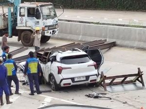 Sopir Mobil Tertimpa Besi di Tol Andara Masih Dirawat, Kondisinya Kritis Sopir Mobil Tertimpa Besi di Tol Andara Masih Dirawat, Kondisinya Kritis