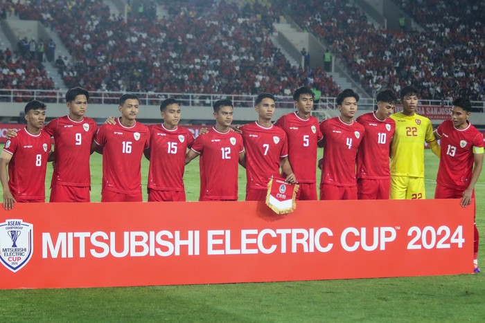 Timnas Indonesia harus puas bermain imbang 3-3 dengan Laos dalam lanjutan Grup B Piala AFF 2024. Indonesia vs Laos berlangsung di Stadion Manahan, Solo, Kamis (12/12/2024) malam WIB.