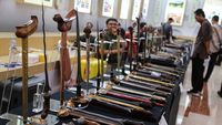 Ratusan Keris Zaman Mataram-Kamardikan Dipamerkan di Semarang