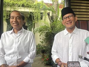 Bertemu Jokowi di Solo, Sandiaga Puji Inovasi Partai Perorangan Bertemu Jokowi di Solo, Sandiaga Puji Inovasi Partai Perorangan