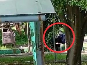 Sejoli Terekam Mesum di Taman Merjosari Kota Malang Sejoli Terekam Mesum di Taman Merjosari Kota Malang