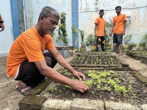 Melihat Aktivitas Deteni di Rudenim Medan, Hilangkan Stres Lewat Berkebun-Masak Melihat Aktivitas Deteni di Rudenim Medan, Hilangkan Stres Lewat Berkebun-Masak