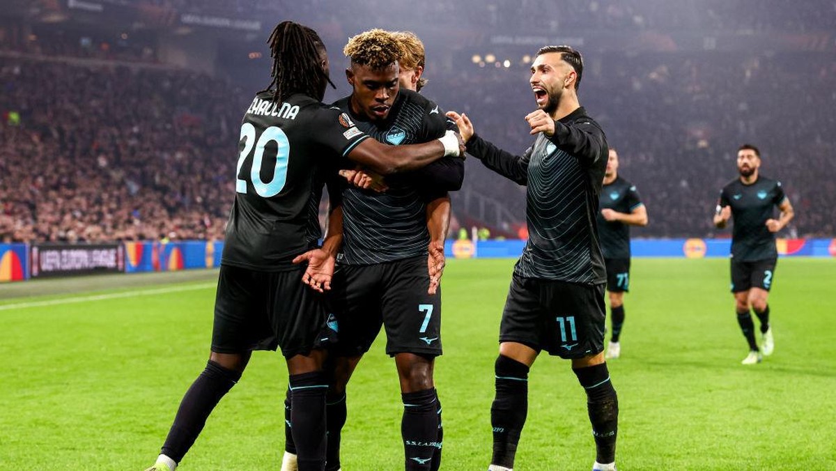Lazio menang 3-1 atas Ajax. Foto: Getty Images/BSR Agency