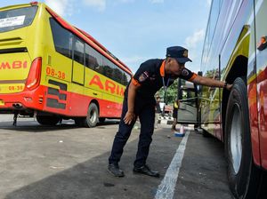 Jelang Libur Nataru, Kelaikan Bus AKAP Diperiksa Jelang Libur Nataru, Kelaikan Bus AKAP Diperiksa