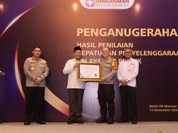 Inovasi Pelayanan Publik Polres Blitar Raih Penghargaan dari Ombudsman RI