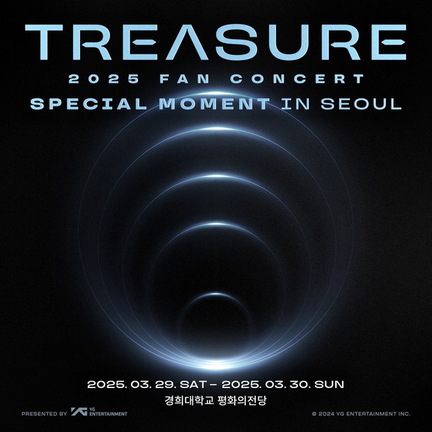 Poster Fan Concert TREASURE / Foto : x.com/ygent_official Poster Fan Concert TREASURE / Foto : x.com/ygent_official