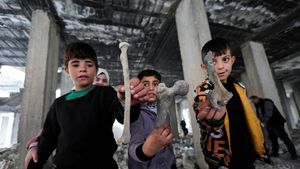 Ngeri! Tulang-tulang Korban Pembunuhan Bashar Al-Assad Berserakan di Tadamon