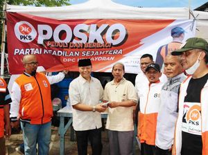 HNW Salurkan Bantuan & Dirikan Posko bagi Korban Kebakaran Kemayoran