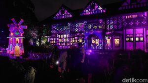 Nuansa Magis Saat Malam Hari di Farmhouse Lembang