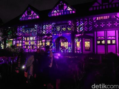 Nuansa Magis Saat Malam Hari di Farmhouse Lembang