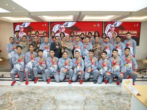 Tim Garuda Bhayangkara Borong Medali Kejuaraan Taekwondo Polisi di Vietnam