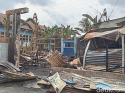 Kios di Plaju Ulu Palembang Terbakar, Pemilik Rugi Puluhan Juta
