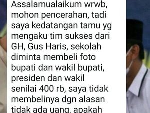 Fotonya Diobral ke Kepsek dan Kades,Tim Gus Haris-Lora Fahmi Marah Fotonya Diobral ke Kepsek dan Kades,Tim Gus Haris-Lora Fahmi Marah