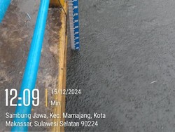Kanal Jongaya Makassar Naik Status Awas! Arus Air Pasang