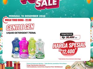Transmart Full Day Sale! Detergen Cair Cuma Rp 12 Ribuan