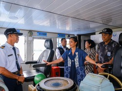 Wamenpar Ni Luh Puspa Cek Pelabuhan Ketapang-Gilimanuk Jelang Nataru