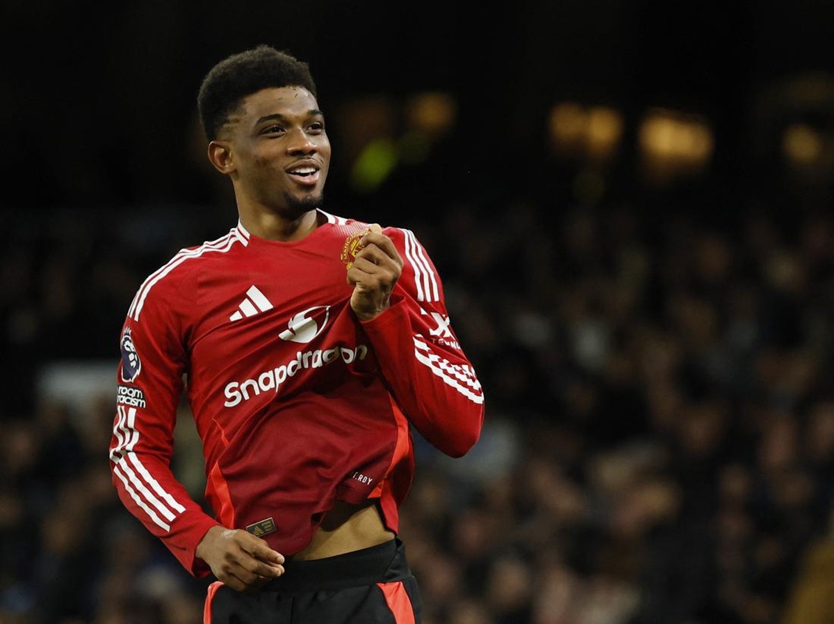 Amad Diallo mencetak sejarah hat-trick di MU, cuma kalah dari Wayne Rooney. (Foto: Action Images via Reuters/Jason Cairnduff)