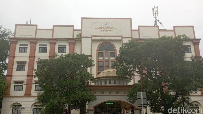 Gedung Perpustakaan UIN Alauddin Makassar. Muh. Zulkarnaim/detikSulsel
