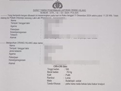 Aneh! Istri Kabur Agustus 2024, Suami Baru Lapor Kehilangan Awal Desember