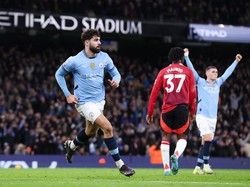 Man City Ungguli MU 1-0 di Babak I
