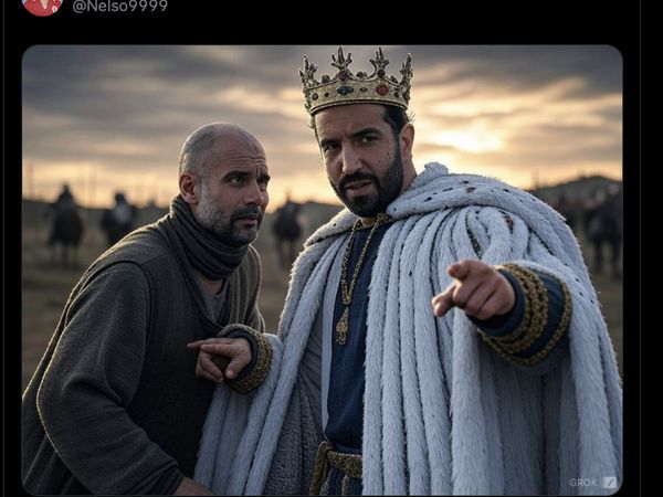Meme Pep Hag Usai Man City Kena Sikat Man United