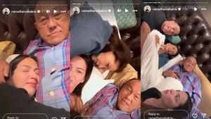 Momen Akrab Nia Ramadhani & Mertua, Peluk Aburizal Bakrie Bak Ayah Kandung