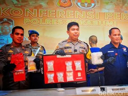 Paman-Keponakan Ditangkap Bawa Sabu 1,6 Kg untuk Malam Tahun Baru