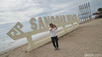 Santai Sejenak di Sanggar Beach Lampung Selatan