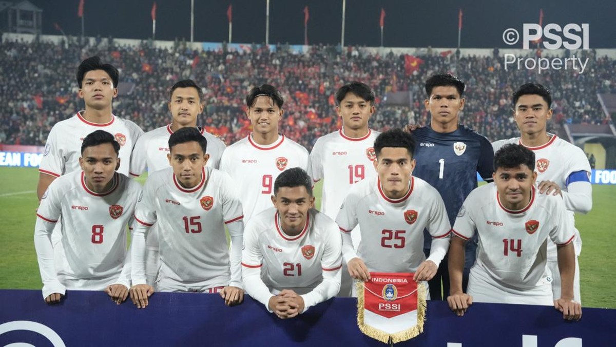 Timnas Indonesia di markas Vietnam. Foto: dok. PSSI