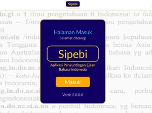 Mengenal Sipebi, Aplikasi Penyunting Ejaan Bahasa Indonesia Mengenal Sipebi, Aplikasi Penyunting Ejaan Bahasa Indonesia