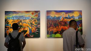 Terpesona Pameran Lukisan di Galeri Nasional Jakarta