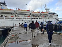 Penumpang KM Awu Naik Dua Kali Lipat Jelang Libur Nataru