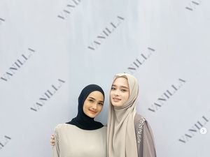 7 Foto Gaya Faby Marcelia Hadiri Kajian, Bikin Pangling Pakai Hijab