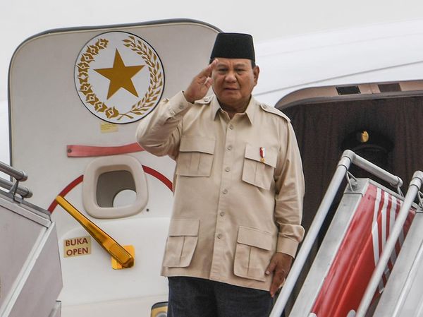 Momen Presiden Prabowo Siap Bertolak ke Mesir