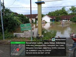 Bengawan Solo Meluap, Puluhan Rumah di Lamongan Kebanjiran!