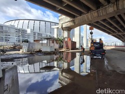 Banjir Rob di Sekitar JIS Surut, Petugas PPSU Siaga Jika Air Meluap Lagi