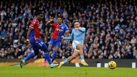 Gol terakhir Jack Grealish buat Manchester City adalah pada 16 Desember 2023. Itu ketika City imbang kontra Crystal Palace 2-2 (Getty Images)