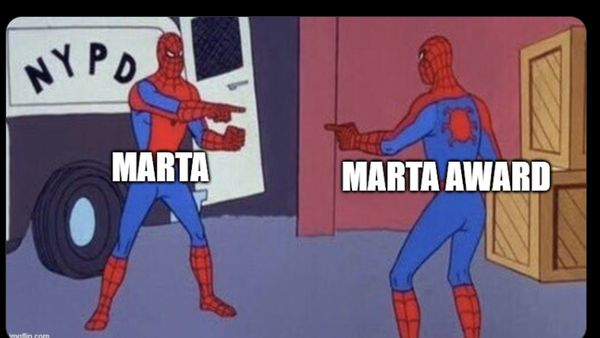 Meme Marta Dapat Marta berkat Gol Cantiknya
