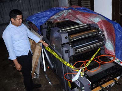 Penampakan Mesin Cetak Terkait Sindikat Uang Palsu di UIN Makassar