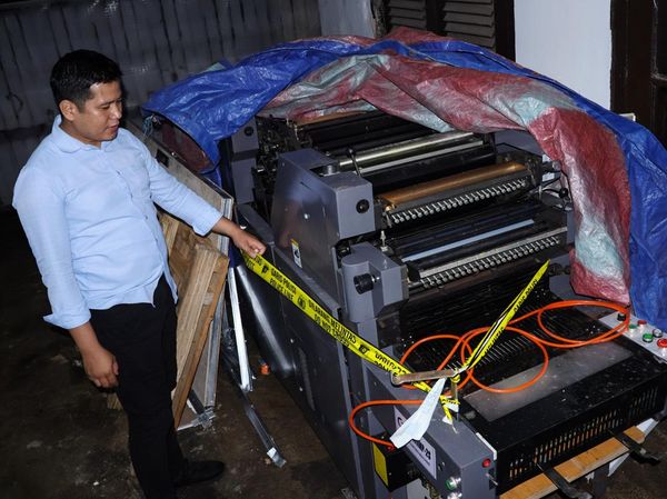 Penampakan Mesin Cetak Terkait Sindikat Uang Palsu di UIN Makassar