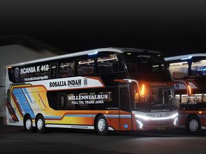 Bus Tingkat Baru PO Rosalia Indah Meluncur: Pakai Bodi Jetbus 5, Sasis Scania Bus Tingkat Baru PO Rosalia Indah Meluncur: Pakai Bodi Jetbus 5, Sasis Scania